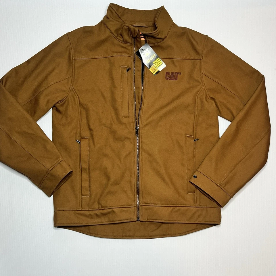CAT мужской флис с подкладкой холст куртка новый с ярлыками размер M - Изображение 3 из 4