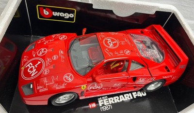 Bburago Ferrari F 40 1:18 IMSA 24h LeMans  1.FCN CLUB NÜRNBERG WerbemodelL 12 8