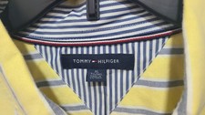 Tommy Hilfiger TH Flex Shirt Men XL NWT Yellow White Stripe Button Down Long