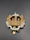 100% Genuine WW1 Essex Regiment Bimetal Cap Badge British Army Military Vintage