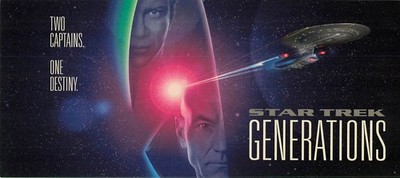 1994 Star Trek Generations Paramount Studios Preview Screening Ticket Premiere