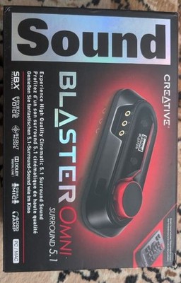 Creative Sound Blaster Omni Surround 5.1 USB Soundkarte (Doppelmikrofon-Array, k