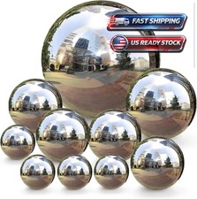 10pcs Stainless Steel Gazing Globe - Mirrored Garden Sphere Ornament