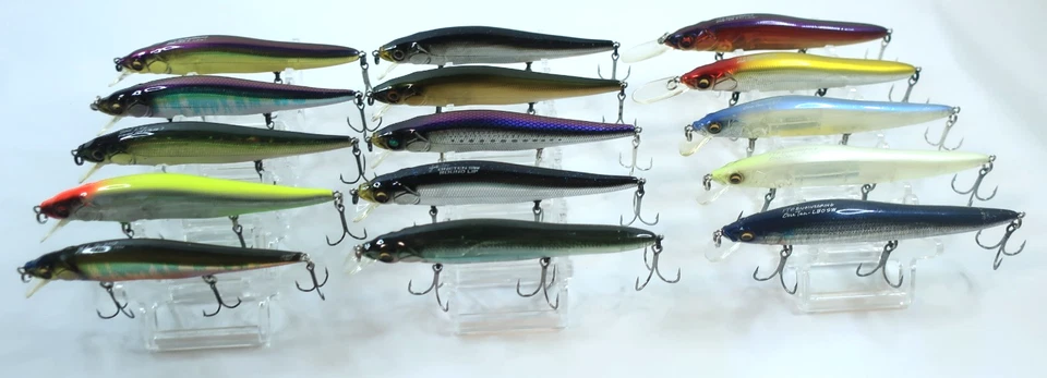 Lote de 15 Megabass Vision110 (Jr, SW,LBO,R,R+1) (Gancho cambiado, pintura pelada) Foto 3 de 4