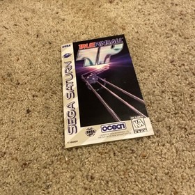 Sega Saturn True Pinball CIB Complete w Manual & Case Authentic Tested NEAR MINT