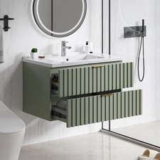 30 Inch Bathroom Vanity with Sink Combo Floating Bathroom Vanity