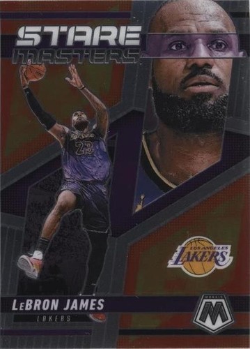 2005 U.D. Reflections Triple Fabric Refractor-Red LeBron James 18