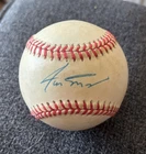 Willie Mays Autographed National League Baseball in Case NO COA
