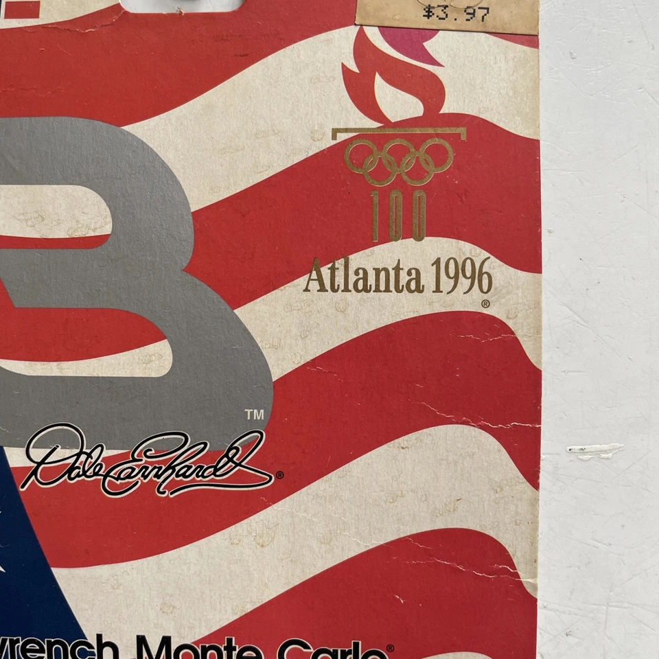 Revell #3 Dale Earnhardt Atlanta 1996 Olympics Goodwrench Monte Carlo Car NOS - Image 3 of 4