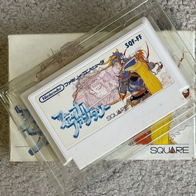 Final Fantasy W/Box Manual Famicom FC NES Very Good Used Game Retro Rare NTSC-J