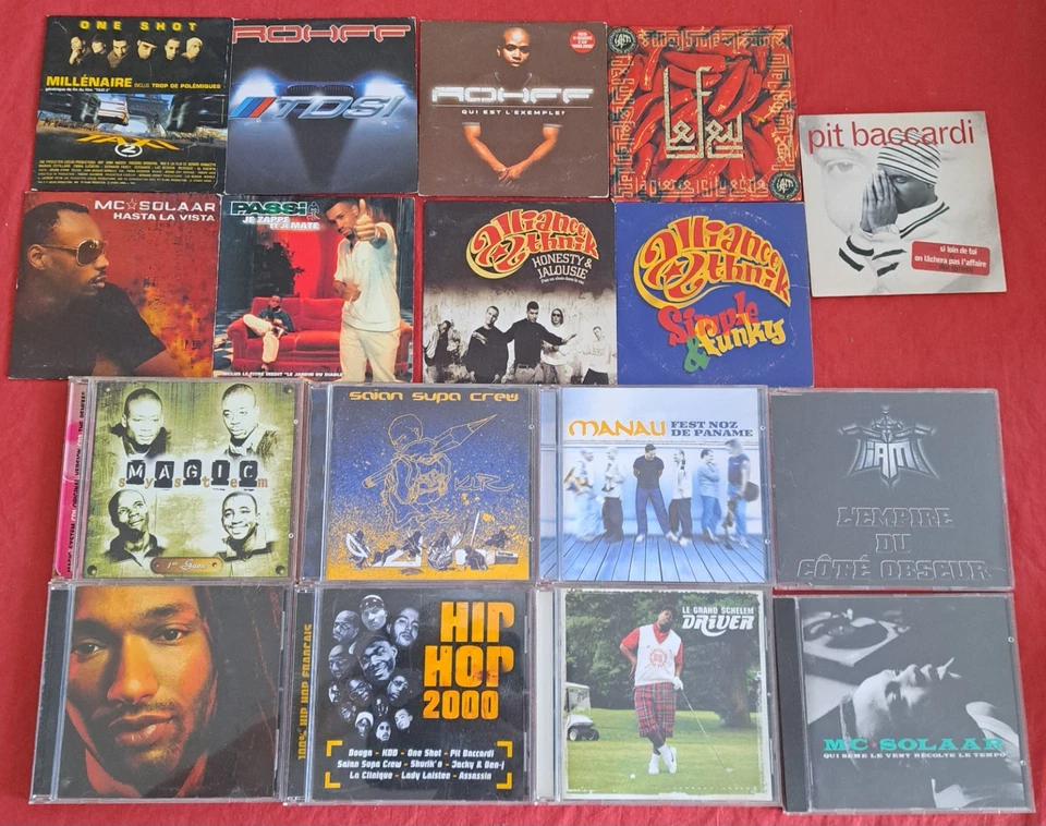 CD Rap Français [Lot 27 Albums + 10 Singles] Passi La Brigade IAM Driver *JRF - Photo 3/3