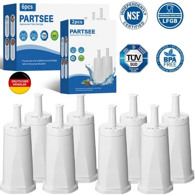 MARKENLOS Wasserfilter für SAGE Barista Pro Touch SES878/880/990/500/980/875, 2/6/12 Stück