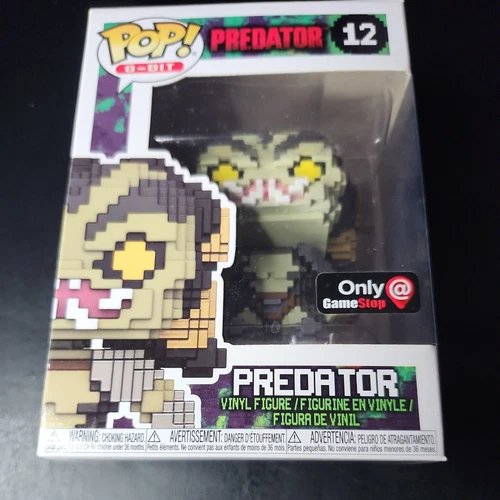 Funko Pop! Movies 8-Bit PREDATOR GameStop Exclusive #12 Vaulted Vinyl Figure