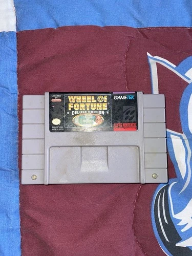 Wheel of Fortune Super Nintendo Entertainment System 1992 Authentic & Tested