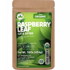 Raspberry Leaf Tea - 16Oz REAL WILD HARVEST 100 USDA Certified ORGANIC ...