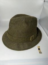 Classic Vintage Wool Fedora Mens 7 United Hatters Cap Millinery Union Made USA