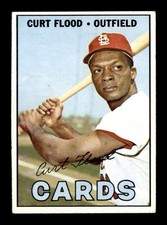 1967 Topps #245 Curt Flood   VGEX X3505560