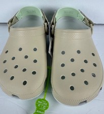 Crocs Classic Turbo Clog Adjustable Strap- 211287-2Y2- Bone White- Unisex Sizes