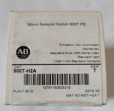 New in Box - AB 800T-H2B 800TH2B SELECTOR SWITCH ALLEN-BRADLEY