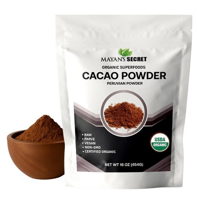 #ad Organic Cacao Powder Raw Peruvian USDA Certified Non GMO Vegan 16oz $19.99