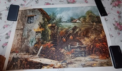 Lithograph 1962 Donald Art Co NY The Old Mill John Constable Litho in USA Print