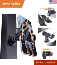 Durable 360 Magnetic Gym Phone Holder - Attach to Metal or Non-Metal Surfaces