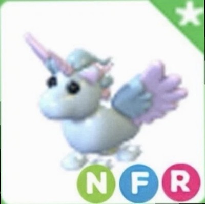 Adopt Me! NFR Neon Fly Ride Alicorn In-Game Pet Digital Item/Asset