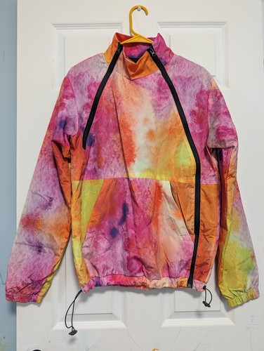 boohooMAN Colorful Waterproof Jacket for Adults, Size S