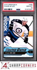 2016 UPPER DECK #485 CHASE DE LEO RC YOUNG GUNS JETS PSA 10