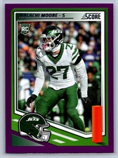 2025 Panini Score Malachi Moore Supplemental Premium Purple Base Rookie Card