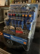 Kobalt 69 Piece Magnetic Multi-bit Assorted Multi-Bit Screwdriver Set w/Rack NEW