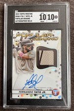 2023 Topps Pristine Fernando Tatis Jr Popular Demand Auto SD Padres SGC 10/10