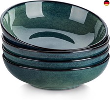 vancasso Stern Suppenteller 4er Set, 1140 Ml großen Pastateller, Spaghetti