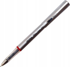 Tikky Metal Gel Rollerball Pen 0.5 mm, Black Ink, Silver