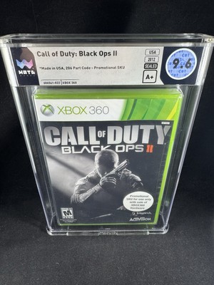 Call of Duty Black Ops II WATA 9.6 A+! Sealed Xbox 360 Video Game! Pop 2 Promo!