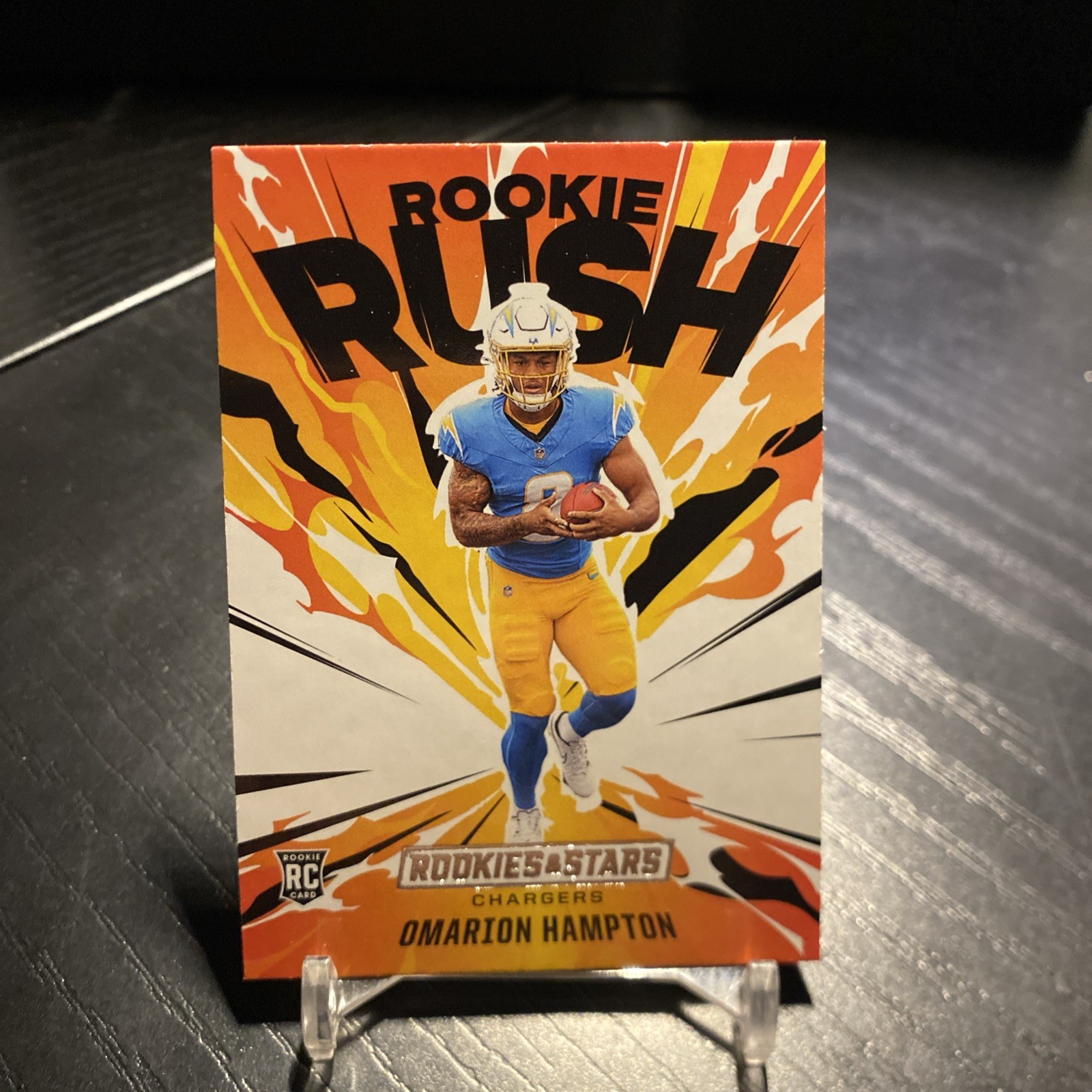 2025 Panini Rookies & Stars - Rookie Rush #8 Omarion Hampton RC
