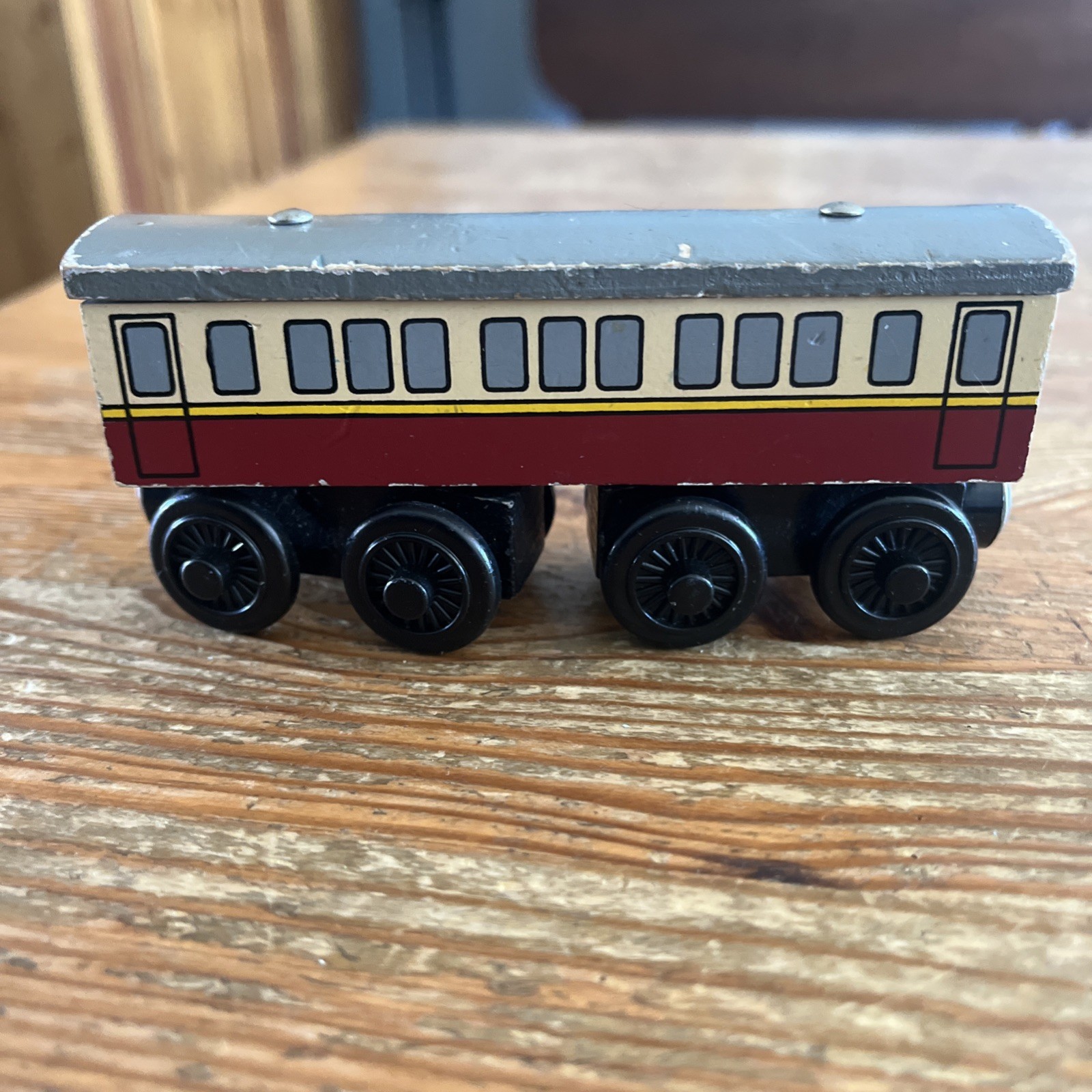 Thomas the Tank Engine & Friends Wooden Railway Train Express Coach Set of 2 thumbnail 5