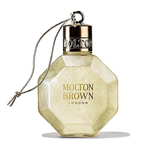 2x MOLTON BROWN VINTAGE WITH ELDERFLOWER FESTIVE BAUBLE,BATH AND SHOWER GEL,75ml - Picture 2 of 2