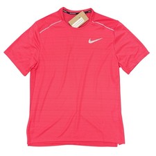 Nike Men's Dri-FIT Miler Short Sleeve Running Shirt 'Aster Pink' AJ7565-629