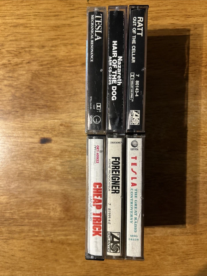 6 Pack Lot RockCassette Collection Foto 3 de 4