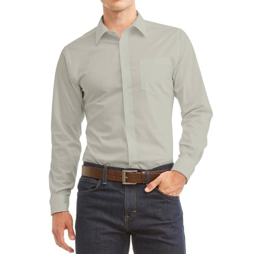 Camisa de vestir de bolsillo de bolsillo Desire Collection manga larga para hombre - Imagen 89 de 148