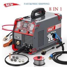 AWT 8 in 1 Aluminum MIG Welder, 200A 110/220V MultiProcess Welding Machine