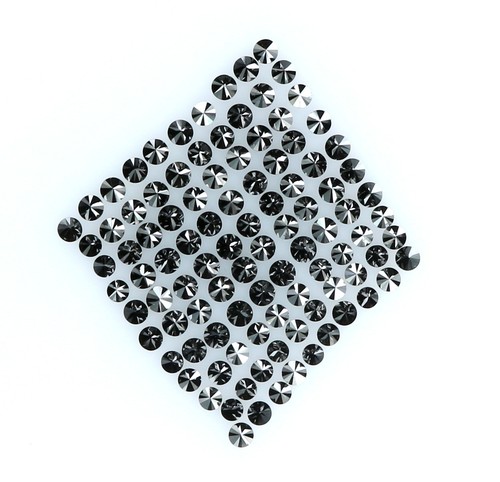 Diamante Suelto Natural Corte Brillante Color Negro I3 Claridad 0,50 Ct Lote Q36 - Imagen 5 de 7