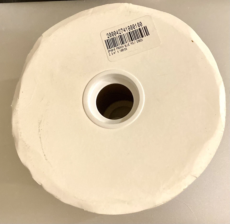 French Blue Spool 100 Yards Yd 2.75 2 3/4” Inch Wide Shiny Sasheen Ribbon Craft - Image 2 of 4