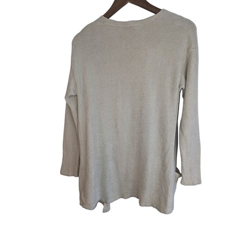 Rumi + Ryder The Feather Beige Open Cardigan Pockets Girls sz L 12-14 - Picture 3 of 8