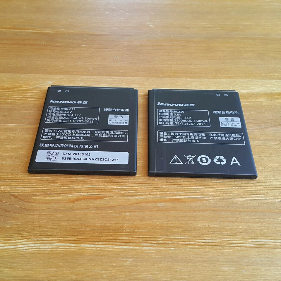 Batería BL219 GENUINA para LENOVO A850+ A880 A890 A916 2500mAh - ¡Vendedor local! Foto 2 de 4