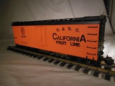 4257  Delton D&RG California Fruit Line Reefer Car  G Scale