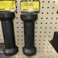 Seachoice 8" X 5/8" Black Rubber Spool Roller w/Plastic Sleeve 56211