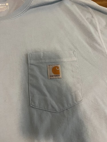 CARHARTT Force Relaxed Fit Midweight Short-Sleeve Pocket T-Shirt 2XL - Picture 2 of 6