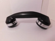 1 AUTOMATIC ELECTRIC Chrome Banded HANDSET w/Elements & Cleaned Tested & Working